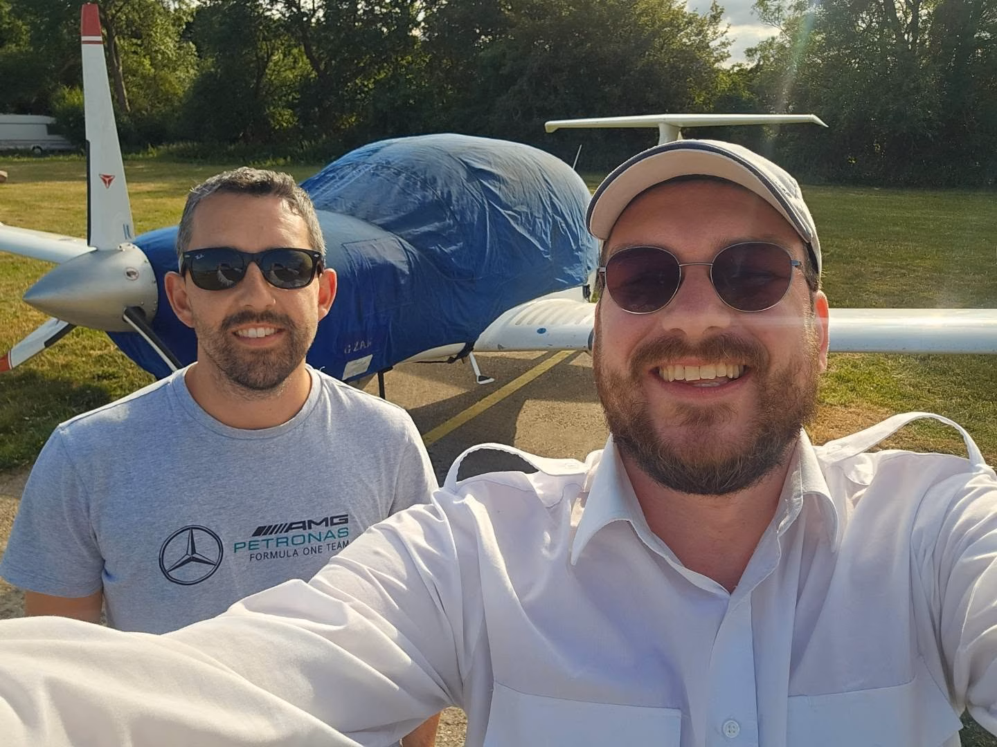 Got back yesterday after a big trip: 1,500 miles of flying to and from Vienna, with 750 miles of driving in between, from Vienna out to the Red Bull Ring and back. It was a serious challenge, but this picture sums it up perfectly. #pilotlife #aviation #diamondaircraft #pilot #aviator