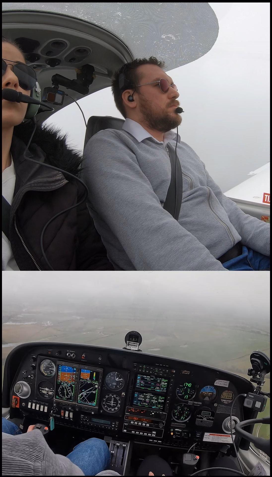 ILS Runway 19 Oxford Kidlington in the Diamond DA40 #pilotlife #aviation #diamondaircraft #pilot #landing